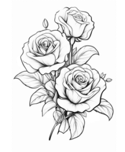 beautiful rose coloring pages for kids realistic rose flower coloring page easy rose coloring sheet for beginners free printable rose coloring image detailed rose coloring page for adults romantic rose coloring image black and white rose drawing for coloring aesthetic rose coloring printable rose and heart coloring page cute rose coloring book page